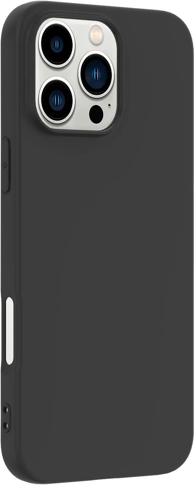 eSTUFF Infinite Vienna - Hintere Abdeckung für Apple iPhone 16 Pro Max - Thermoplastisches Polyurethan (TPU) - schwarz, Ansicht 2