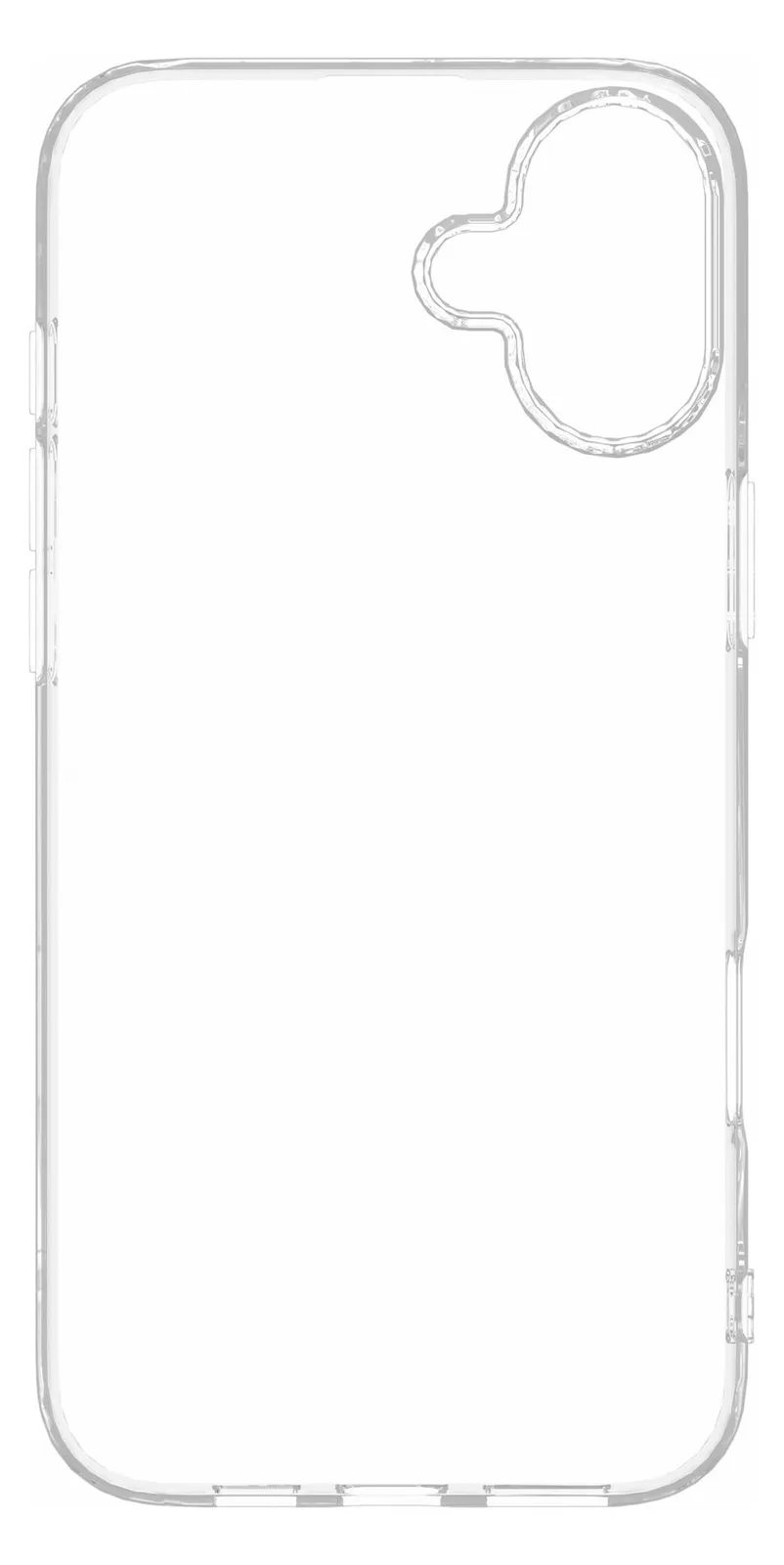 eSTUFF Infinite Vienna - Hintere Abdeckung für Mobiltelefon - 100% recycelter Kunststoff - Thermoplastisches Polyurethan - transparent, Ansicht 4