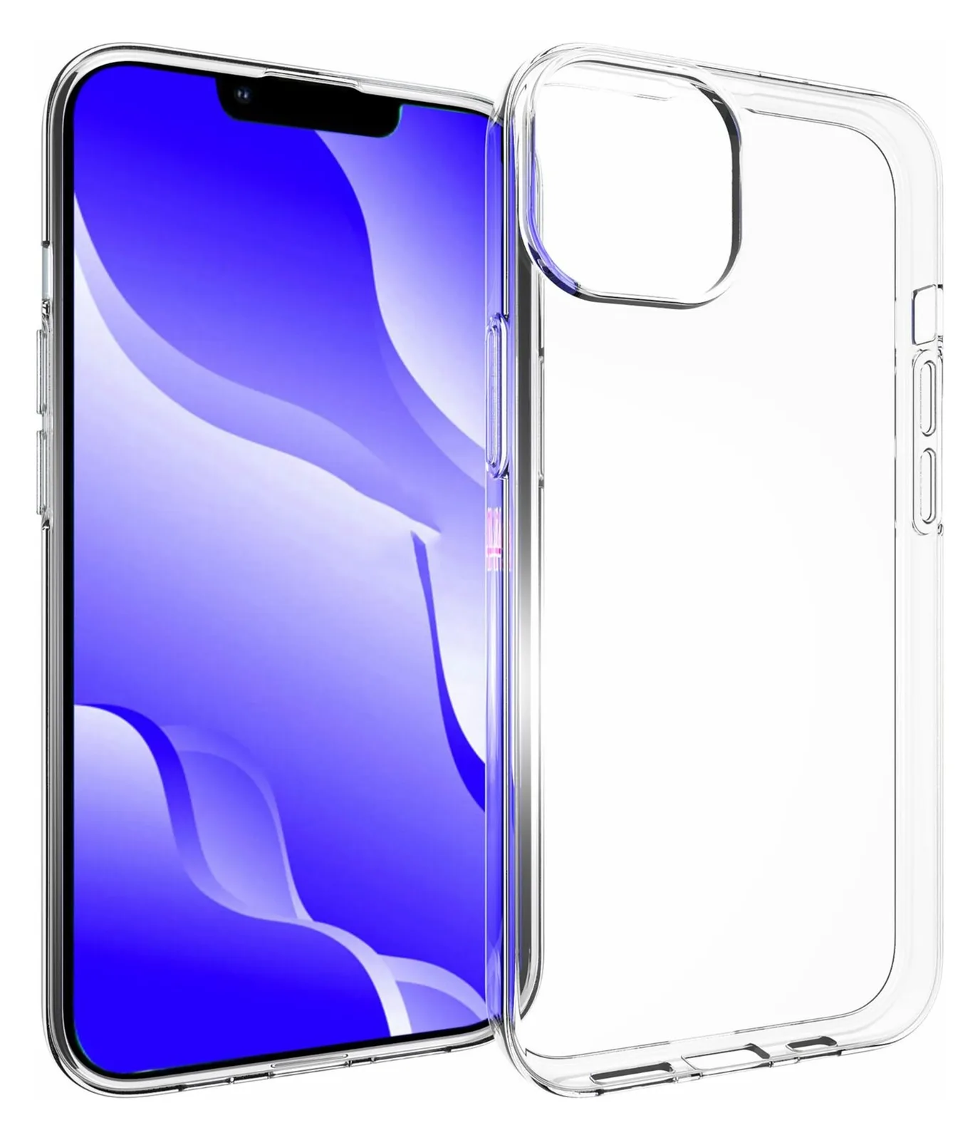 eSTUFF Infinite Vienna - Hintere Abdeckung für Mobiltelefon - kompatibel mit MagSafe - Thermoplastisches Polyurethan - transparent Transparent/Clear, Ansicht 3
