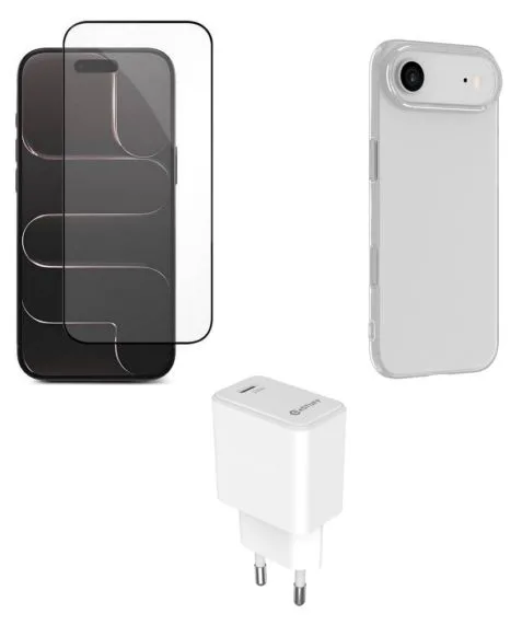 eSTUFF Kit for iPhone Air. Charger Cover Glass. Brown Box. ES-Kit-IPH17AIR, Ansicht 2