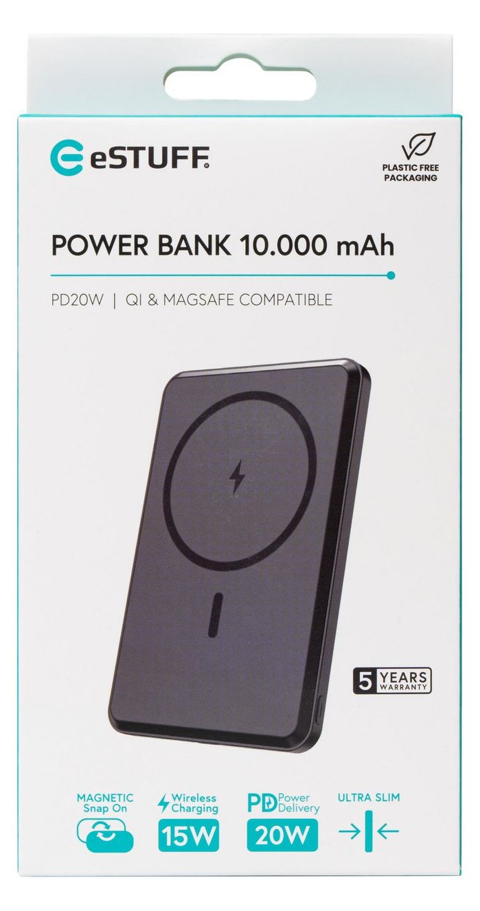 eSTUFF Magnetic Power Bank PD20W