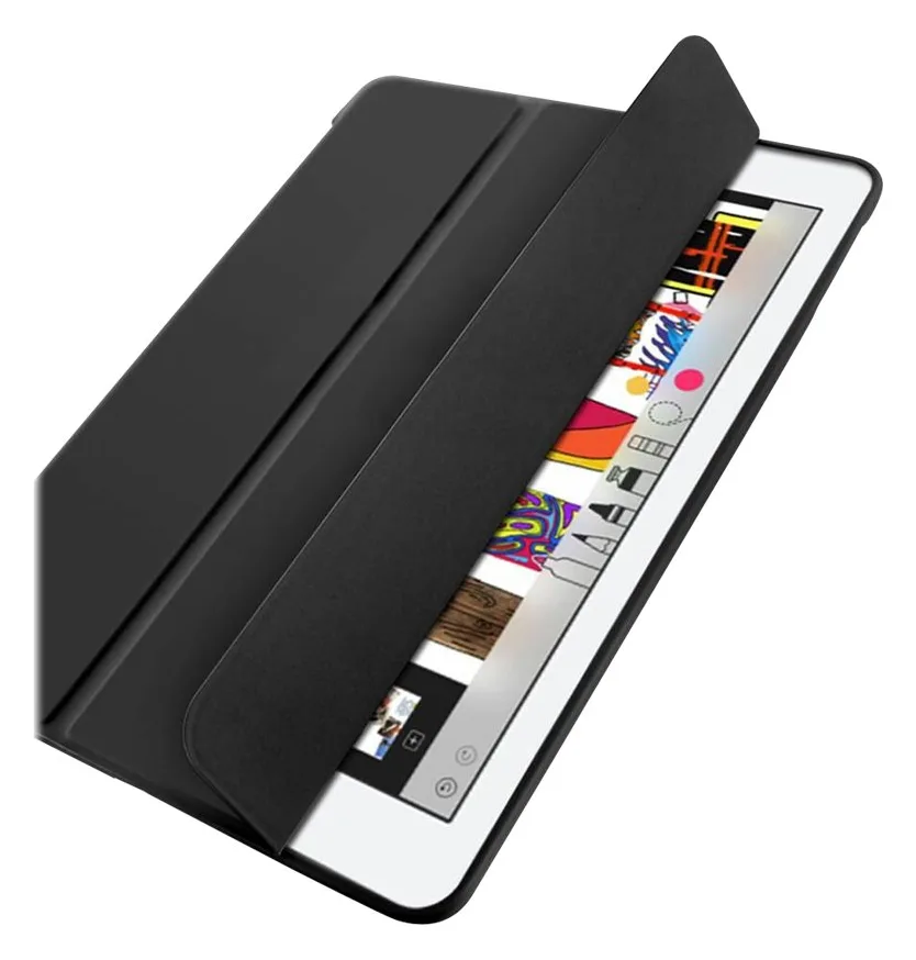 eSTUFF Pencil case - Bildschirmschutz für Tablet - Polyurethan-Kunstleder, Thermoplastisches Polyurethan (TPU) - Schwarz, Ansicht 4