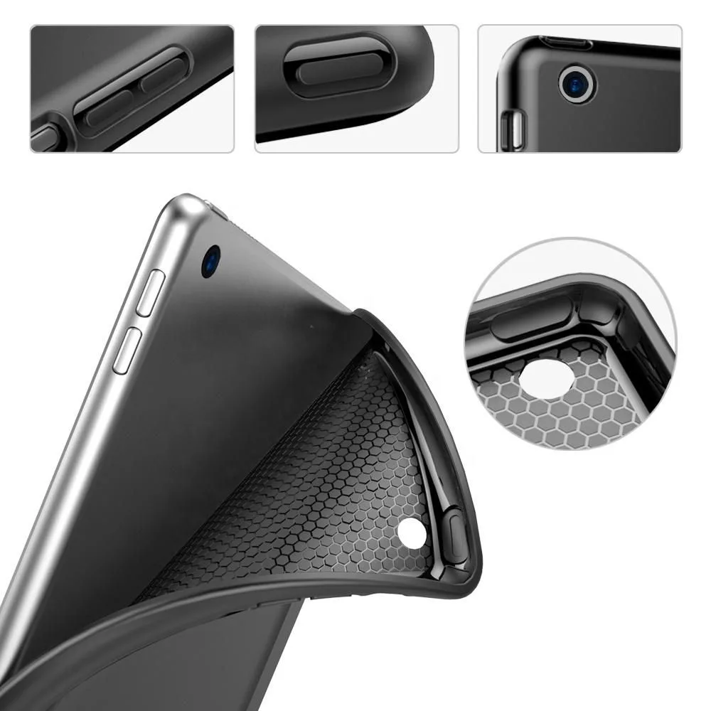 eSTUFF Pencil case - Bildschirmschutz für Tablet - Polyurethan-Kunstleder, Thermoplastisches Polyurethan (TPU) - Grün, Ansicht 3