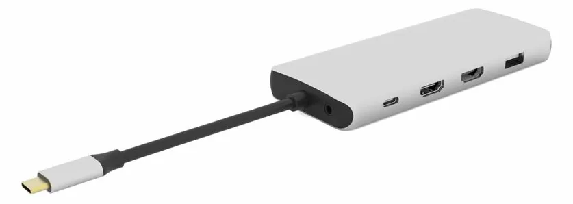 eSTUFF Single USB-C Dock - Dockingstation - USB-C 3.2 Gen 1, Ansicht 3