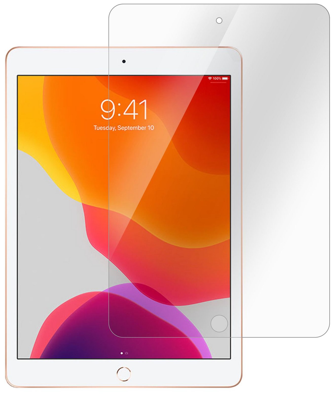 eSTUFF Titan Shield - Bildschirmschutz - Glas - 10.2 - für Apple 10.2-inch iPad (7., 8. & 9. Generation)