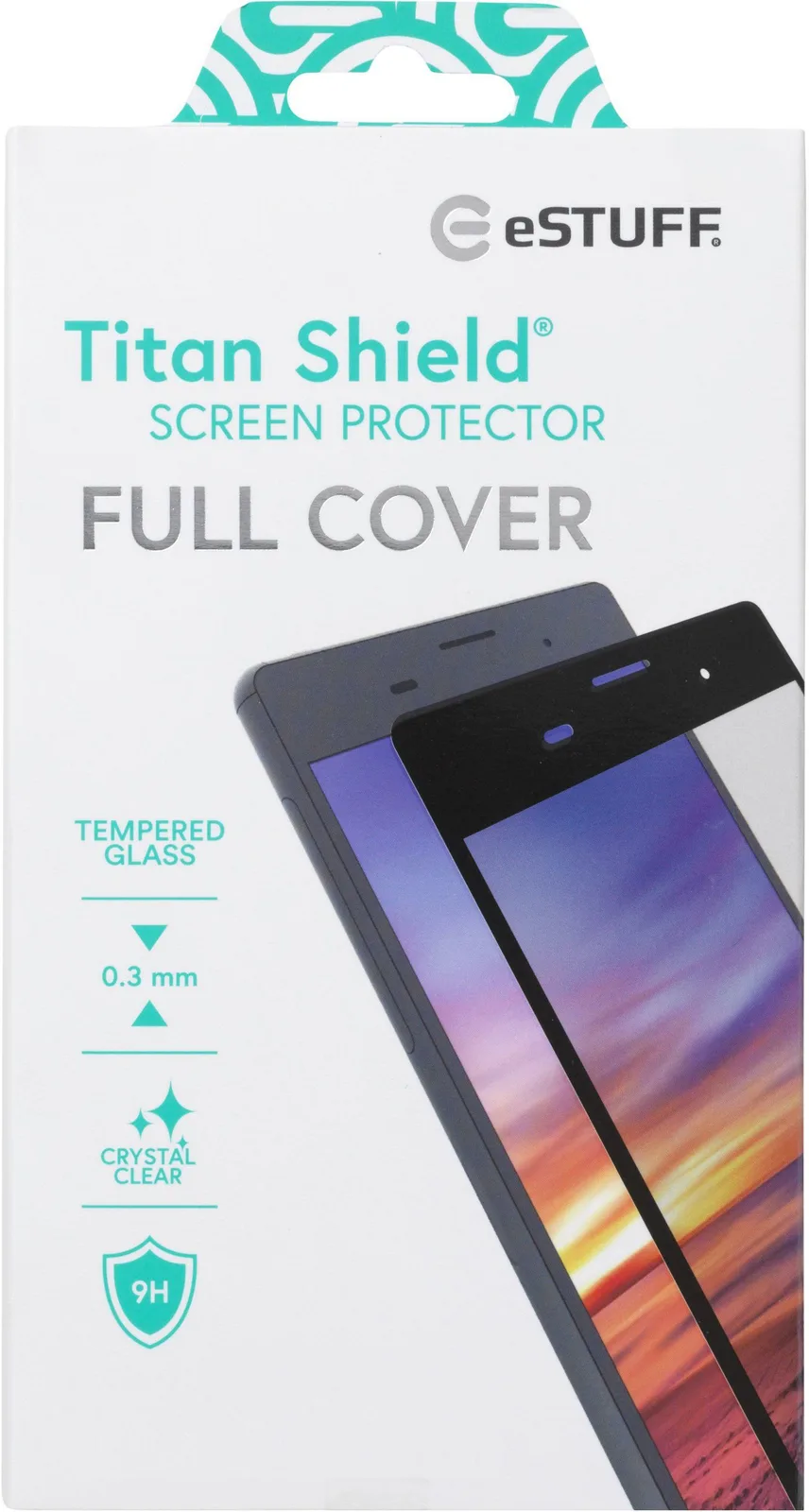 eSTUFF Titan Shield - Bildschirmschutz für Handy - Glas Samsung, Ansicht 2