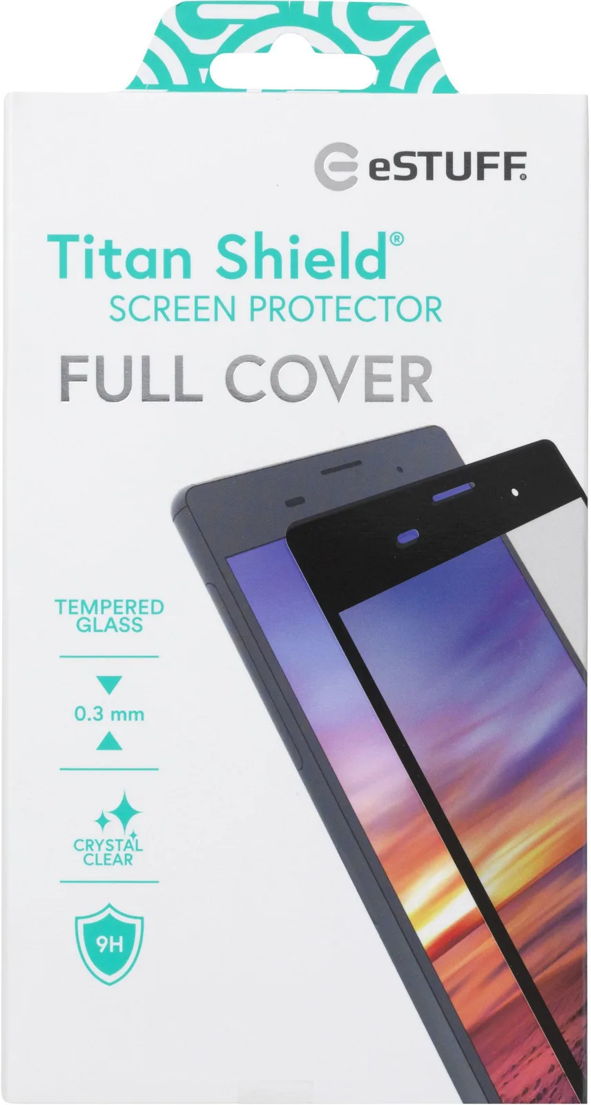 eSTUFF Titan Shield - Bildschirmschutz für Handy - Glas Samsung, Ansicht 2