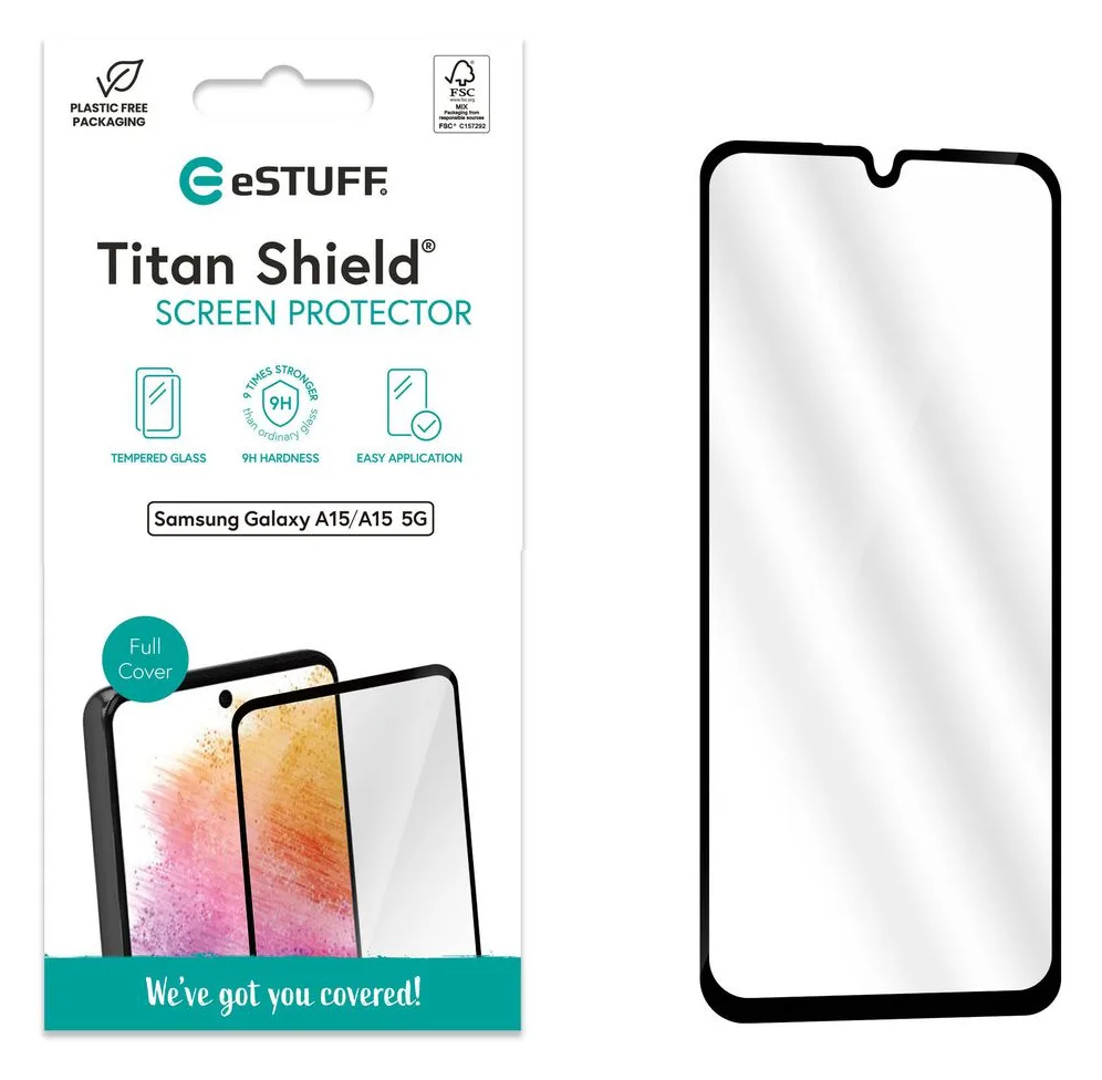 eSTUFF Titan Shield - Bildschirmschutz für Handy - Glas Samsung, Ansicht 3