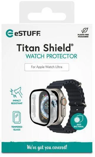 eSTUFF Titan Shield - Stoßstange für Smartwatch - Vollkörper - gehärtetes Glas (9H), Ansicht 3