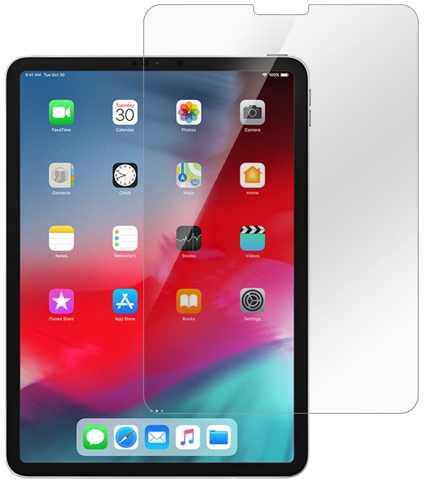 eSTUFF Titan Shield Clear Glass - Bildschirmschutz - Glas - 11 - durchsichtig - Apple 11-inch iPad Pro (1. Generation)