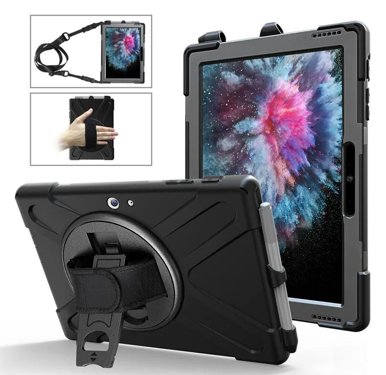 eSTUFF Wombat - Schutzhülle für Tablet - Schwarz - Microsoft, Ansicht 2