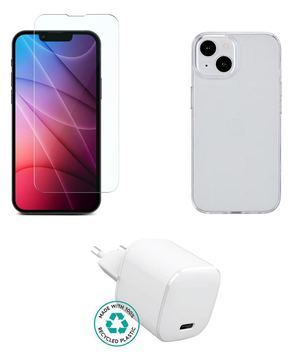 eSTUFF Zubehörkit für Handy - Ladegerät, Abdeckung, Glas von LumaTech