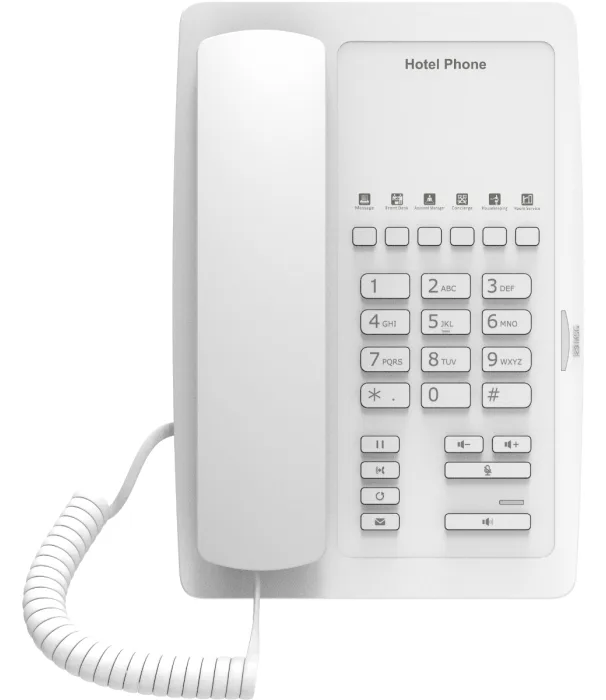 Fanvil H3W - VoIP-Telefon mit Rufnummernanzeige - Weiß, Ansicht 2