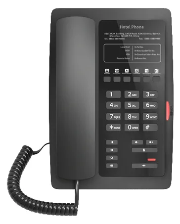 Fanvil H3W - VoIP-Telefon mit Rufnummernanzeige - Schwarz, Ansicht 3