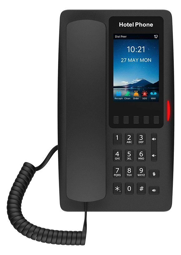Fanvil H6W-Black H6W-Black---WiFi Hotel Phone SIP Wi-Fi 6 - VoIP-Telefon - Voice-Over-IP
