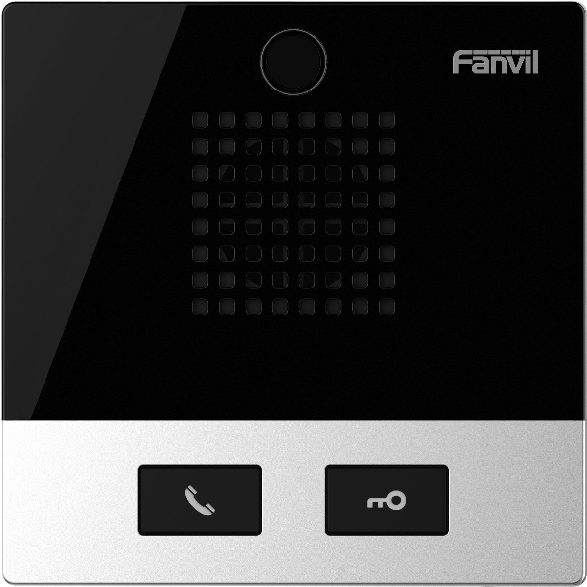 Fanvil I10SD - Schwarz - Silber - IP54 - Acrylnitril-Butadien-Styrol - Senkrecht - Schnelles Ethernet - 10,100 Mbit/s