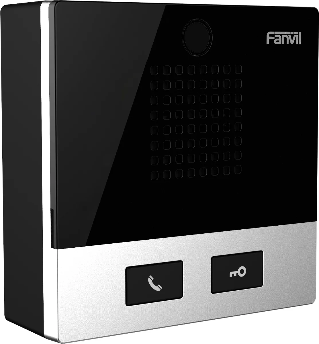 Fanvil I10SD - Schwarz - Silber - IP54 - Acrylnitril-Butadien-Styrol - Senkrecht - Schnelles Ethernet - 10,100 Mbit/s, Ansicht 2