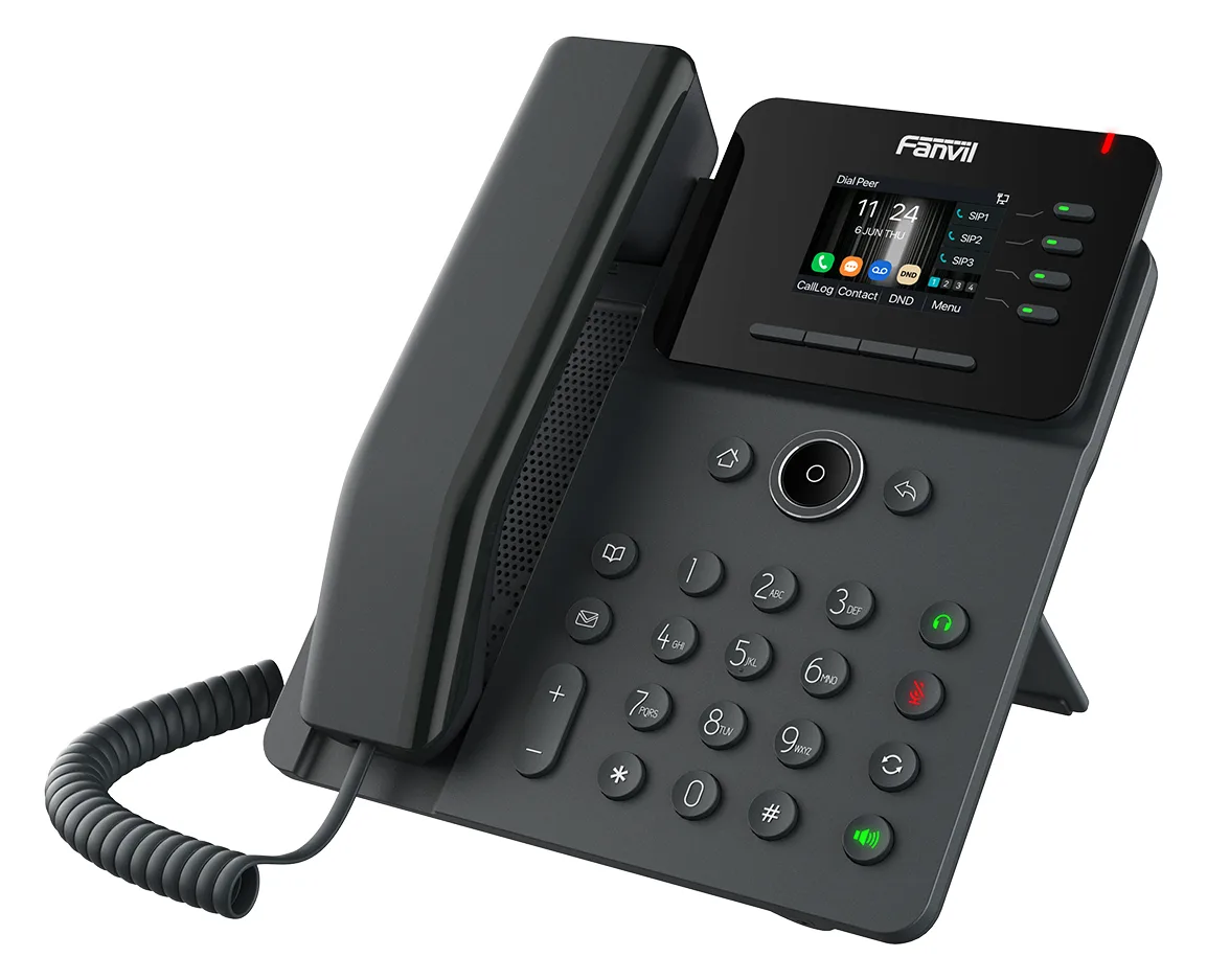 Fanvil V61G IP Phone black/2.4 color screen - VoIP-Telefon - TCP/IP, Ansicht 2