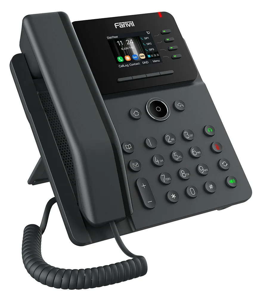 Fanvil V61W IP Phone black/2.4 color screen - VoIP-Telefon - SIP, Ansicht 3