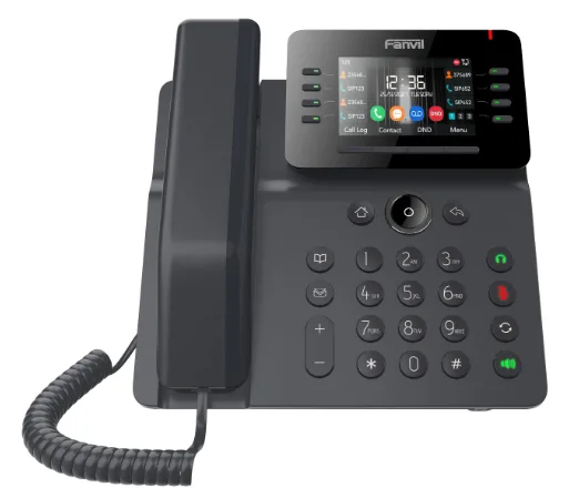 Fanvil V64 - VoIP-Telefon mit Rufnummernanzeige/Anklopffunktion, Ansicht 2