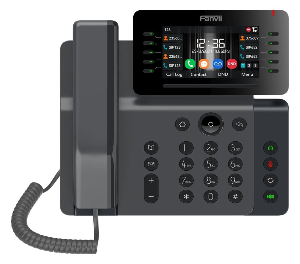 Fanvil V65 - VoIP-Telefon mit Rufnummernanzeige/Anklopffunktion