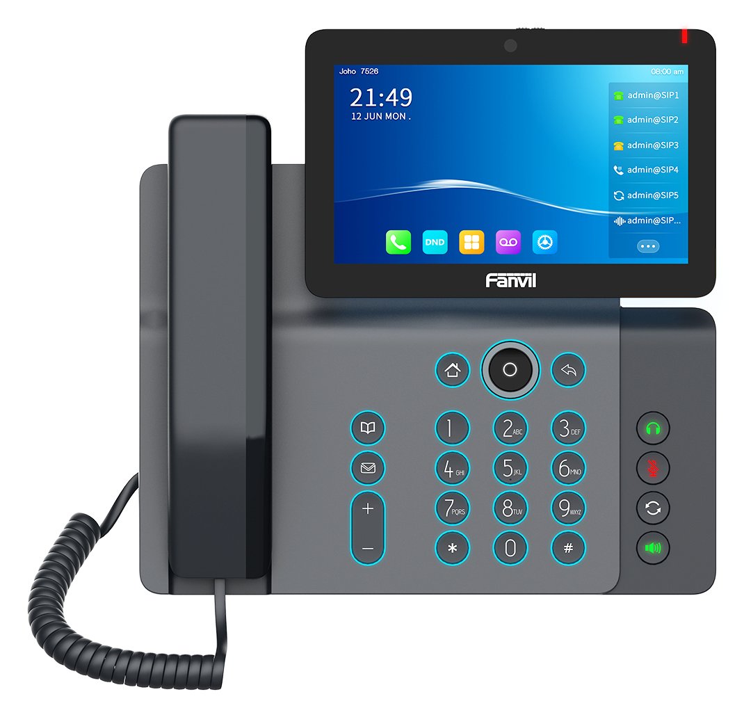 Fanvil V67 - IP-Videotelefon - mit Digitalkamera, Bluetooth-Schnittstelle mit Rufnummernanzeige/Anklopffunktion
