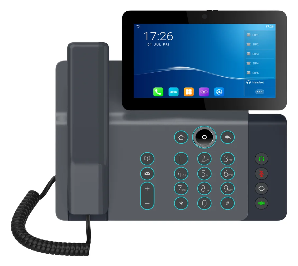 Fanvil V67 - IP-Videotelefon - mit Digitalkamera, Bluetooth-Schnittstelle mit Rufnummernanzeige/Anklopffunktion, Ansicht 3