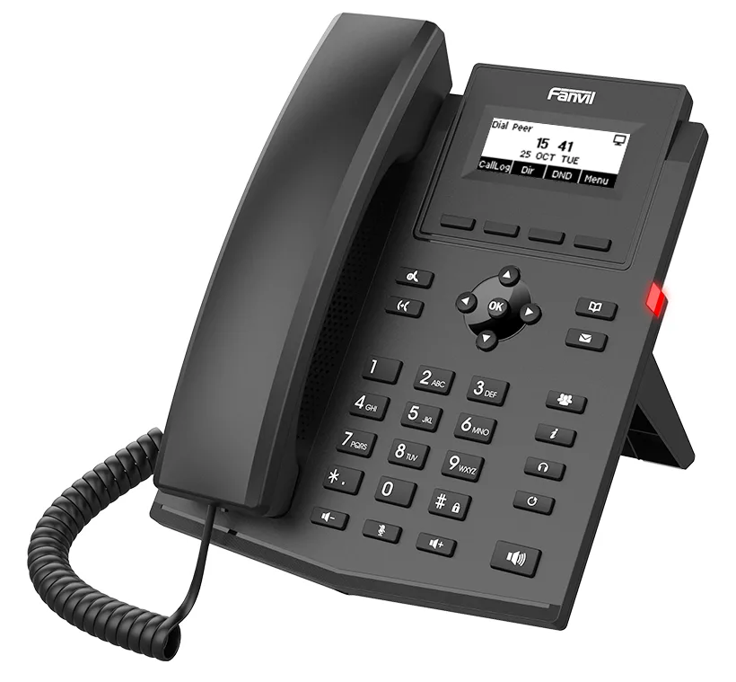 Fanvil X301G - VoIP-Telefon mit Rufnummernanzeige/Anklopffunktion, Ansicht 3