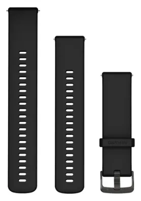 Garmin Schnellwechsel Ersatzarmband 22mm Silikon black/slate, Ansicht 2