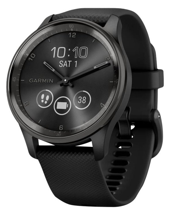 Garmin vívomove Trend - 40 mm - schwarz - intelligente Uhr mit Band