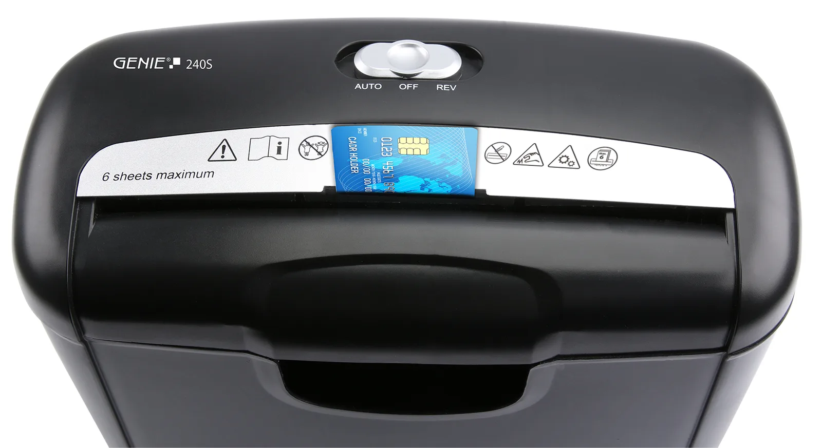 Genie 240 S - Streifenzerkleinerung - 6 mm - 12 l - 6 Blätter - 72 dB - P-2, Ansicht 4