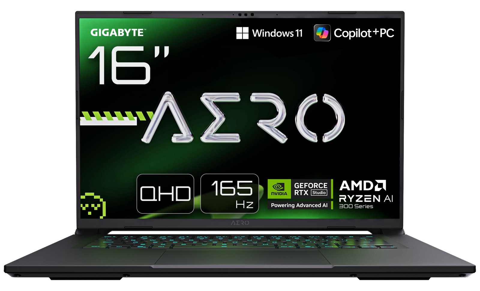 Gigabyte AERO X16 1WH93DEC64AH - AMD Ryzen 7 PRO 350 - 32 GB RAM - 1 TB NVMe - 16 - TL: Deutsch, QWERTZ
