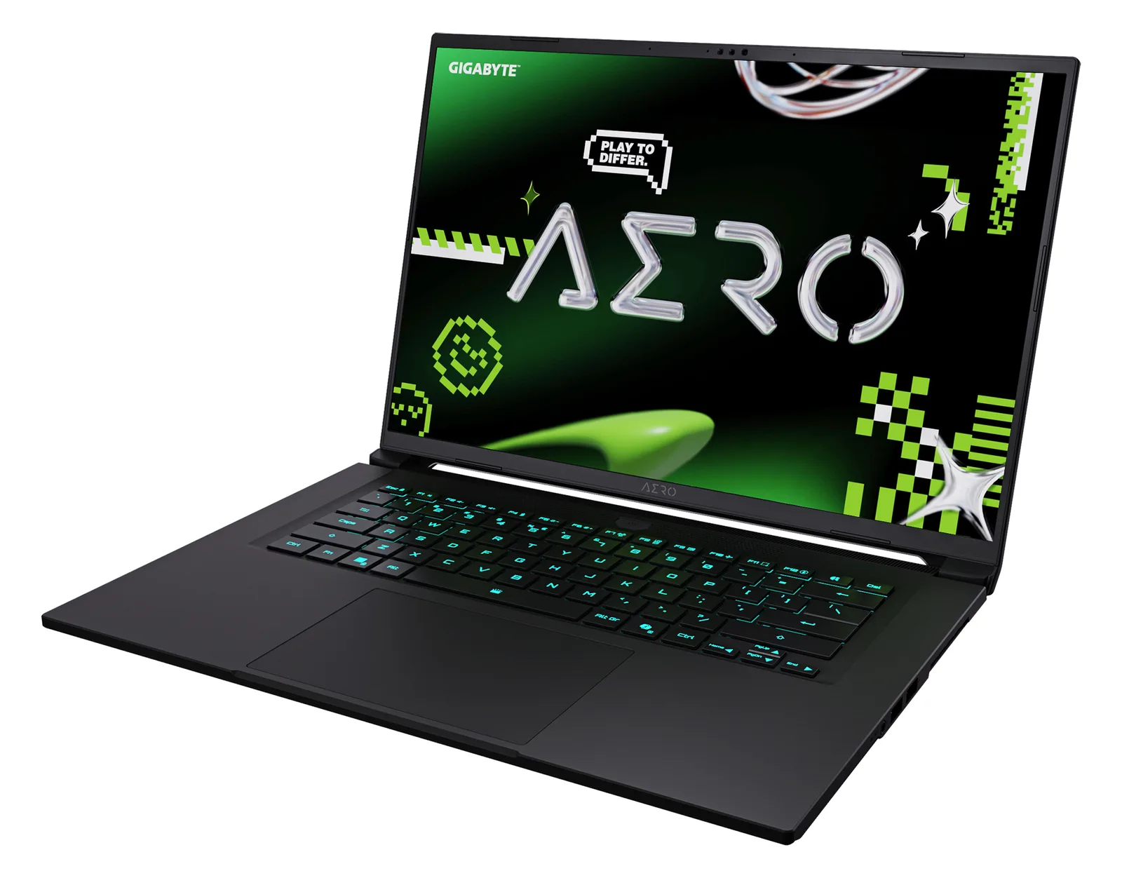 Gigabyte AERO X16 1WH93DEC64AH - AMD Ryzen 7 PRO 350 - 32 GB RAM - 1 TB NVMe - 16 - TL: Deutsch, QWERTZ, Ansicht 4