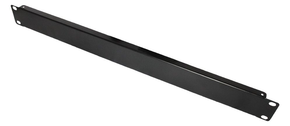Good Connections Rack - Leerkonsole - RAL 9005, Deep Black - 1U - 48.3 cm (19)
