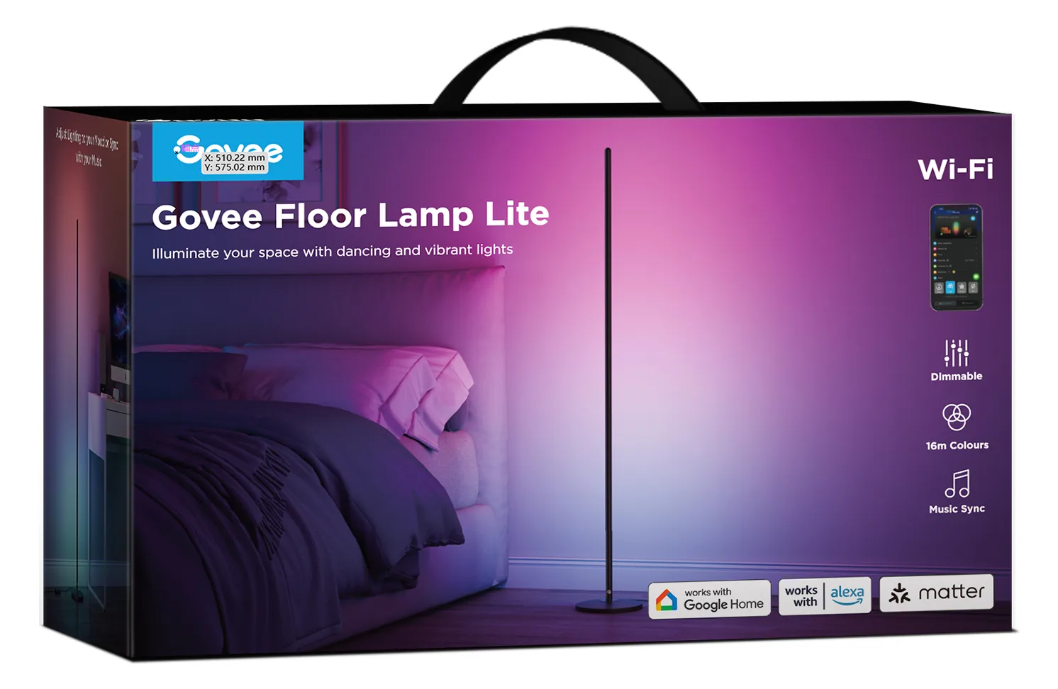 Govee RGBICW Floor Lamp Matter, Ansicht 2
