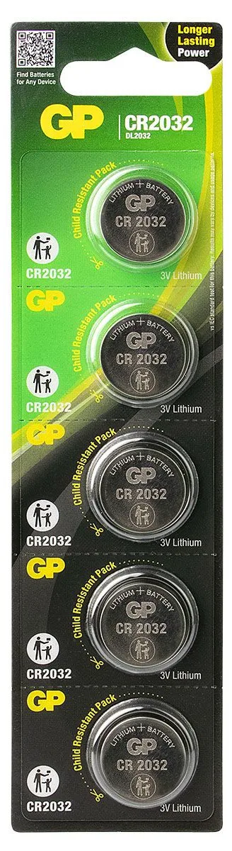 GP Battery 5 x CR2032 - Li - 210 mAh, Ansicht 2