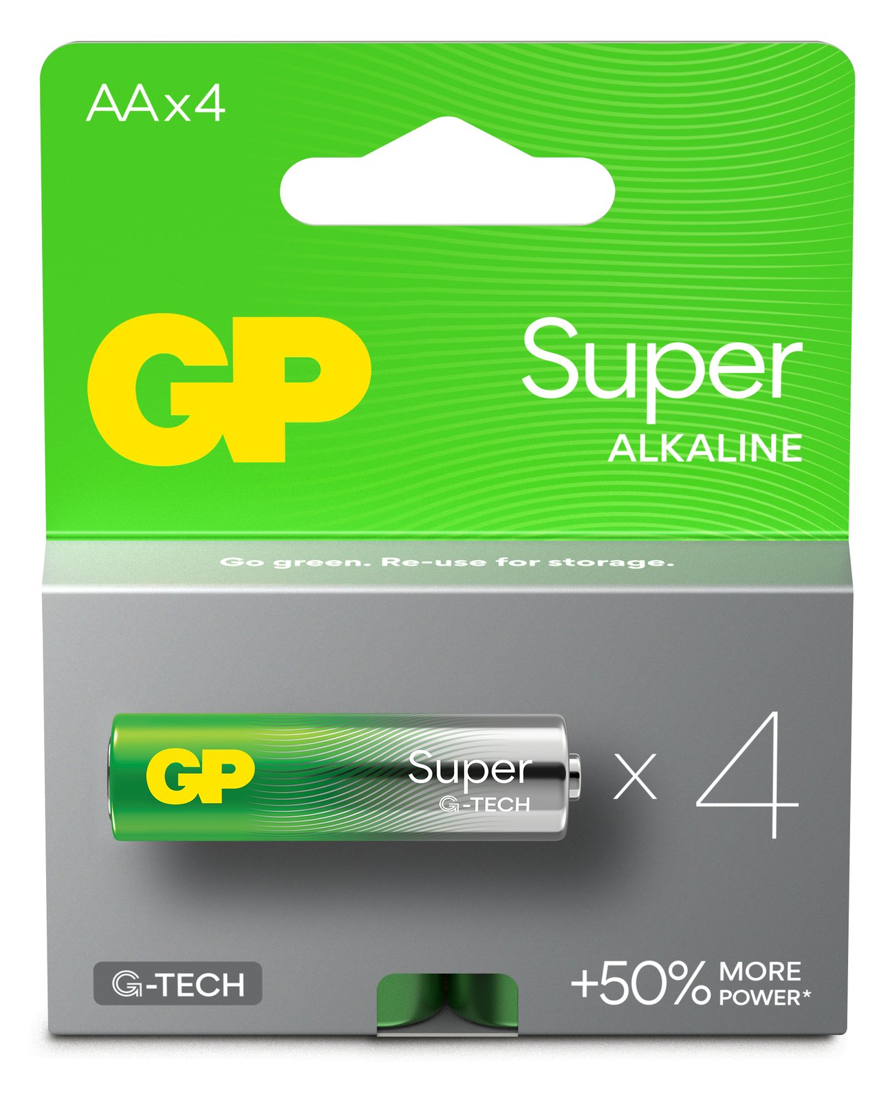 GP Battery GP Super - Batterie 4 x AA-Typ - Alkalisch