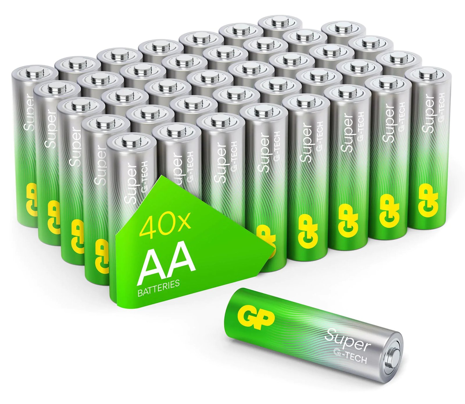 GP Battery GP Super - Batterie 40 x AA-Typ - Alkalisch