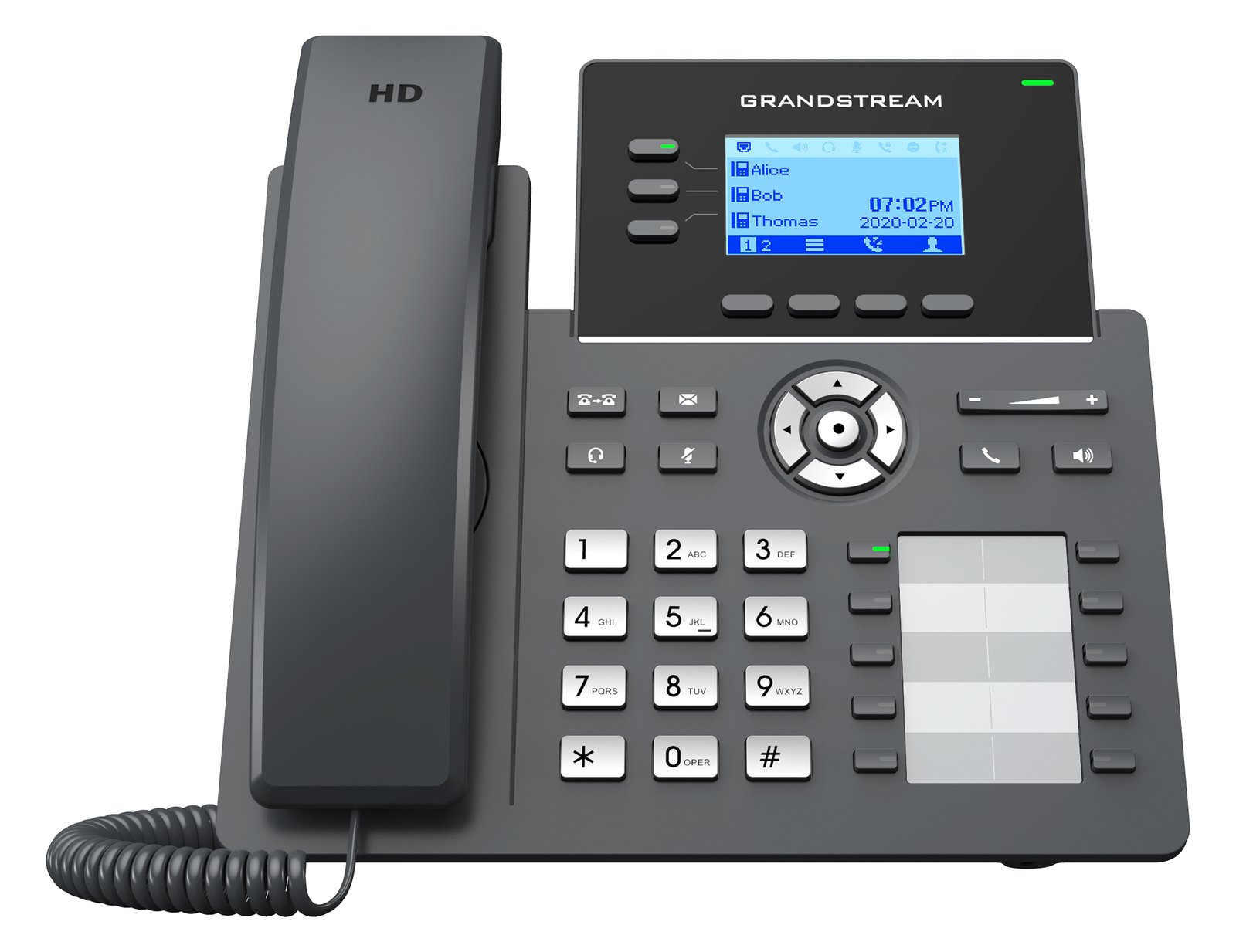 Grandstream GRP2604 - VoIP-Telefon - fünfwegig Anruffunktion