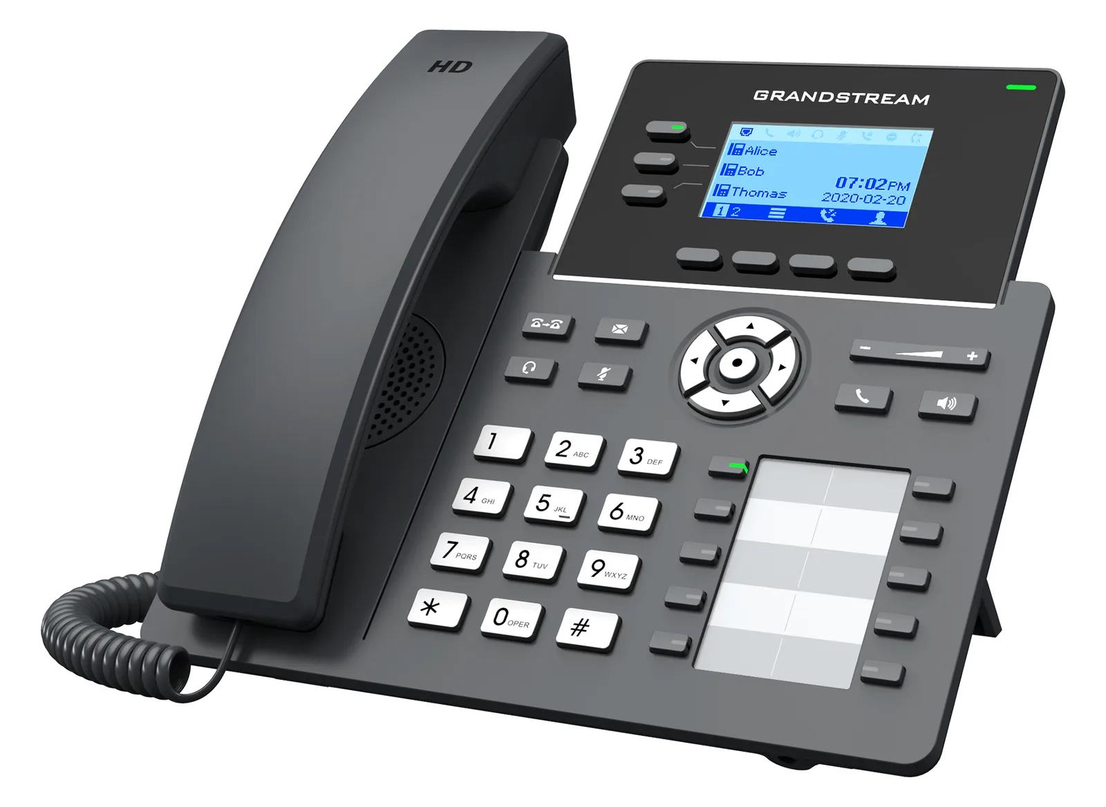 Grandstream GRP2604 - VoIP-Telefon - fünfwegig Anruffunktion, Ansicht 2