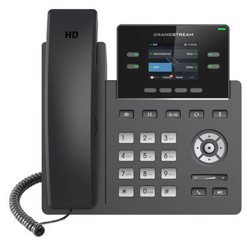 Grandstream GRP2612W - VoIP-Telefon mit Rufnummernanzeige/Anklopffunktion von LumaTech