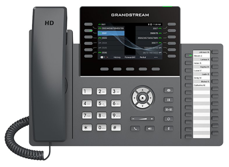 Grandstream GRP2636 - VoIP-Telefon - IEEE 802.11a/b/g/n/ac (Wi-Fi)