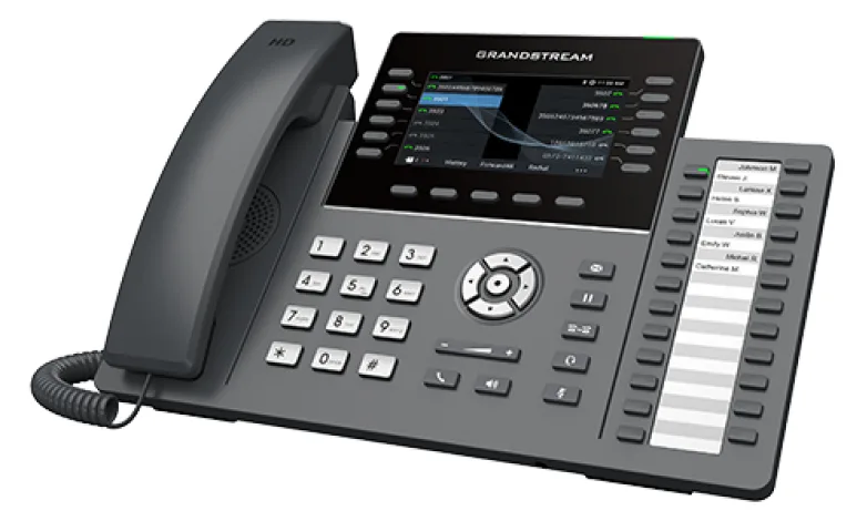 Grandstream GRP2636 - VoIP-Telefon - IEEE 802.11a/b/g/n/ac (Wi-Fi), Ansicht 3
