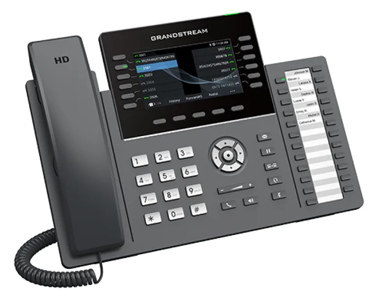 Grandstream GRP2636 - VoIP-Telefon - IEEE 802.11a/b/g/n/ac (Wi-Fi), Ansicht 4