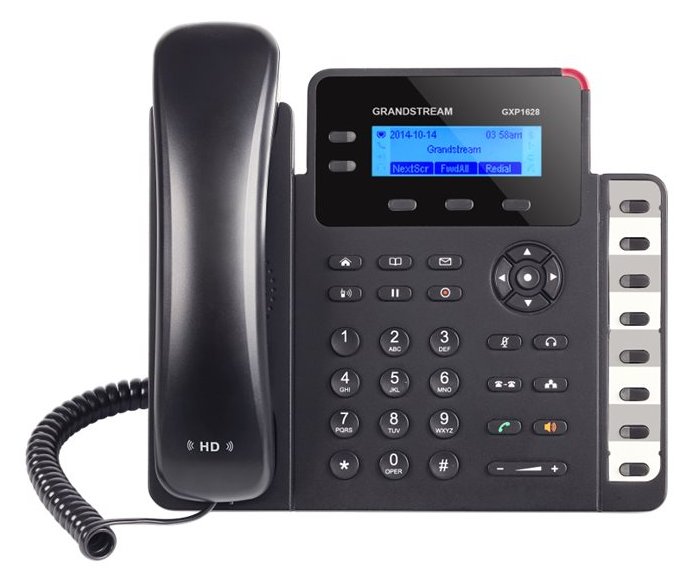 Grandstream GXP1628 - VoIP-Telefon - dreiweg Anruffunktion
