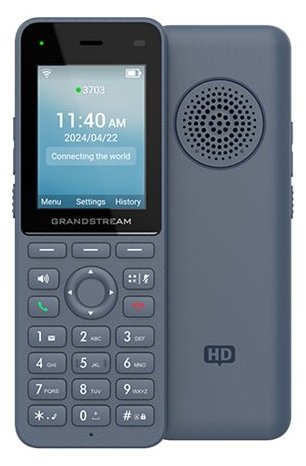 Grandstream WP826 - Schnurloses VoIP-Telefon - mit Bluetooth-Schnittstelle - IEEE 802.11a/b/g/n/ac/ax (Wi-Fi)