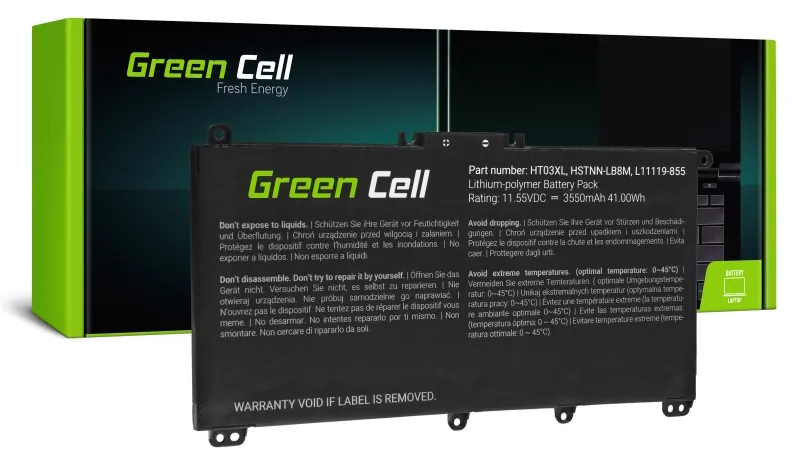 Green Cell Laptop-Batterie (gleichwertig mit: HP HT03XL), Ansicht 2