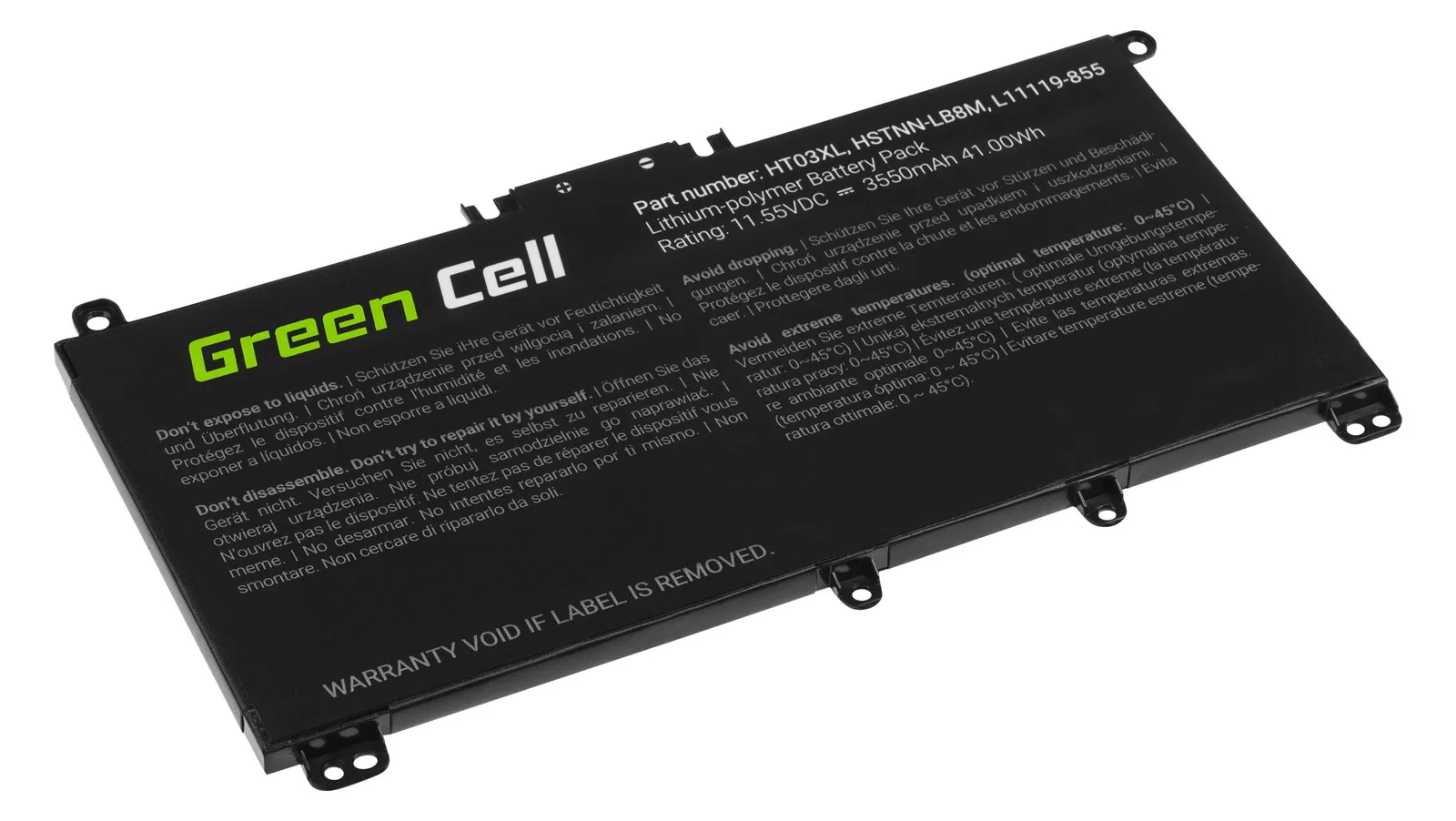 Green Cell Laptop-Batterie (gleichwertig mit: HP HT03XL), Ansicht 5
