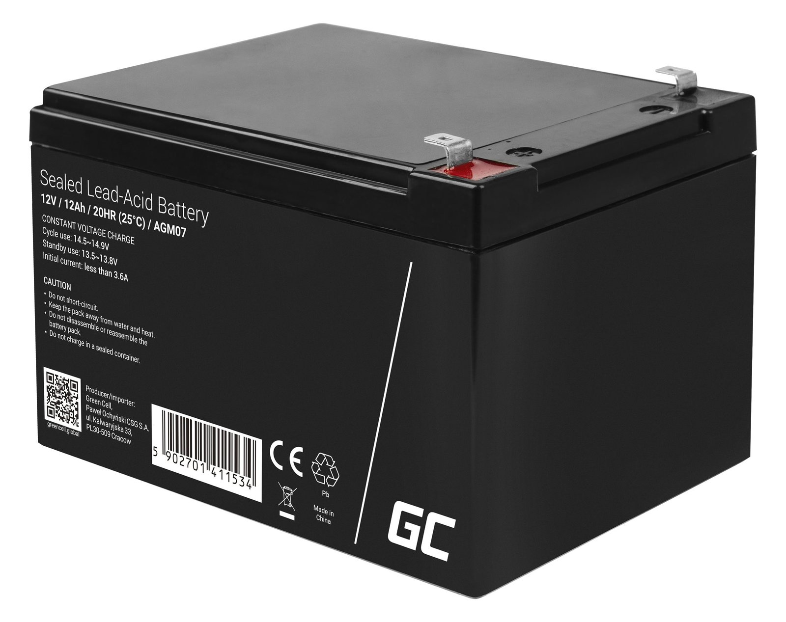 Green Cell USV-Akku - 1 x Batterie - Bleisäure von LumaTech
