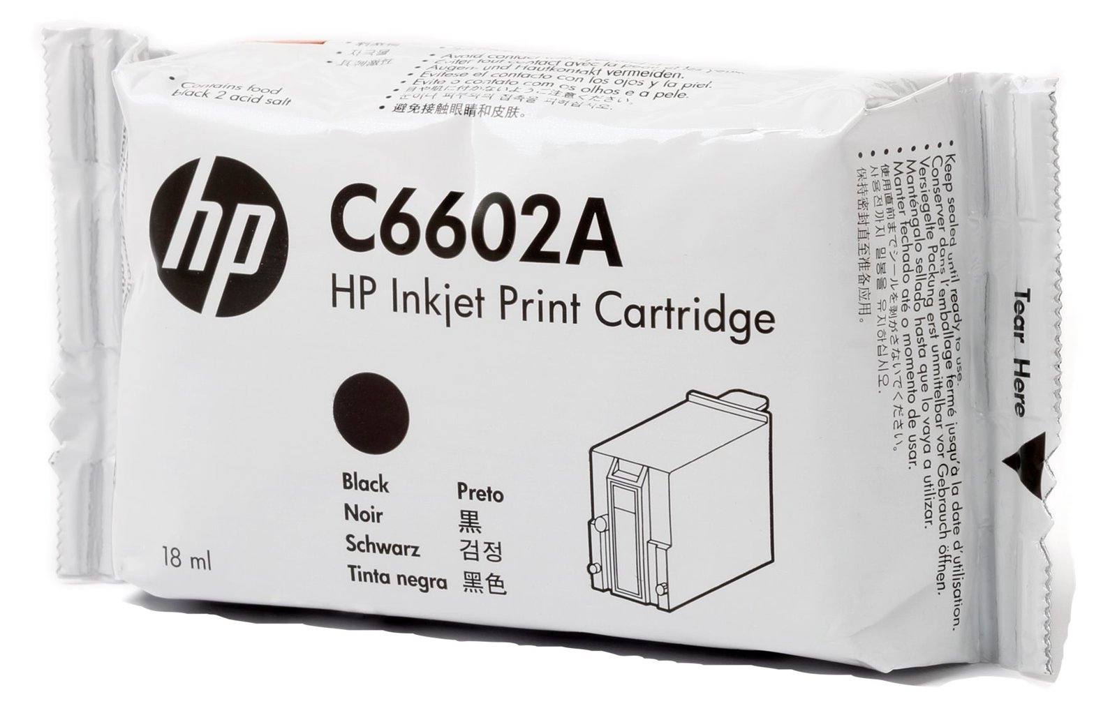 HP  18 ml - Schwarz - kompatibel - Tintenpatrone